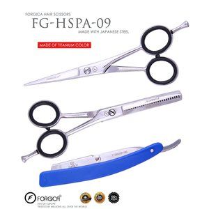 6" Professional Hair Cutting Japanese Scissors Thinning Barber Shears Set Kit